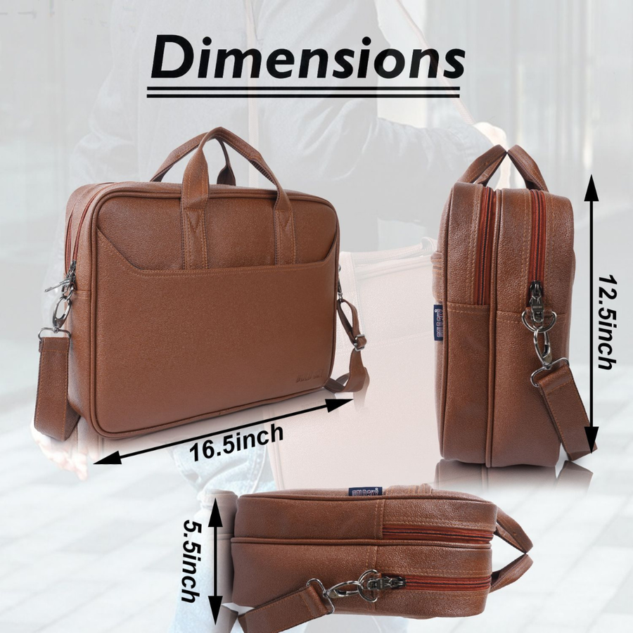 Elite Premium 16 Inch Laptop Office Shoulder Messenger Bag