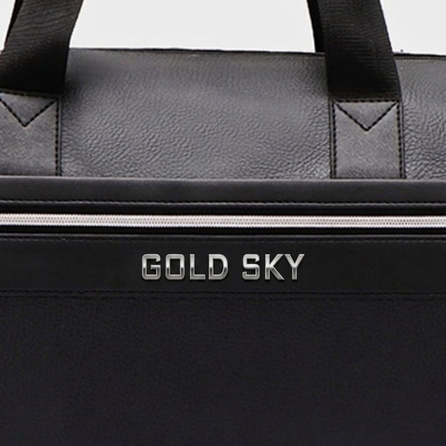 Noire Premium Vegan Leather Duffel Travel Bag