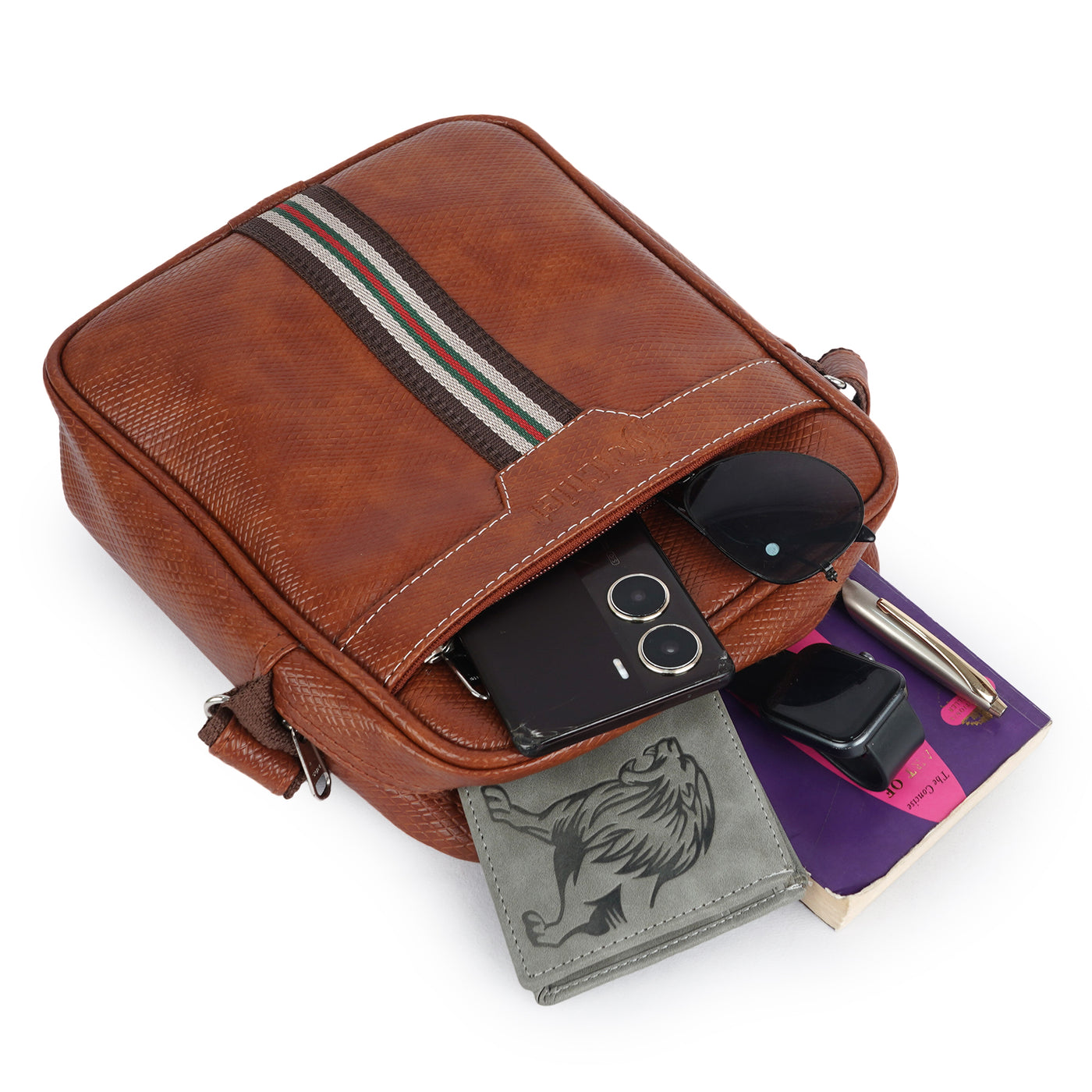 TravelMate X10 Vegan Leather Travel Sling Bag