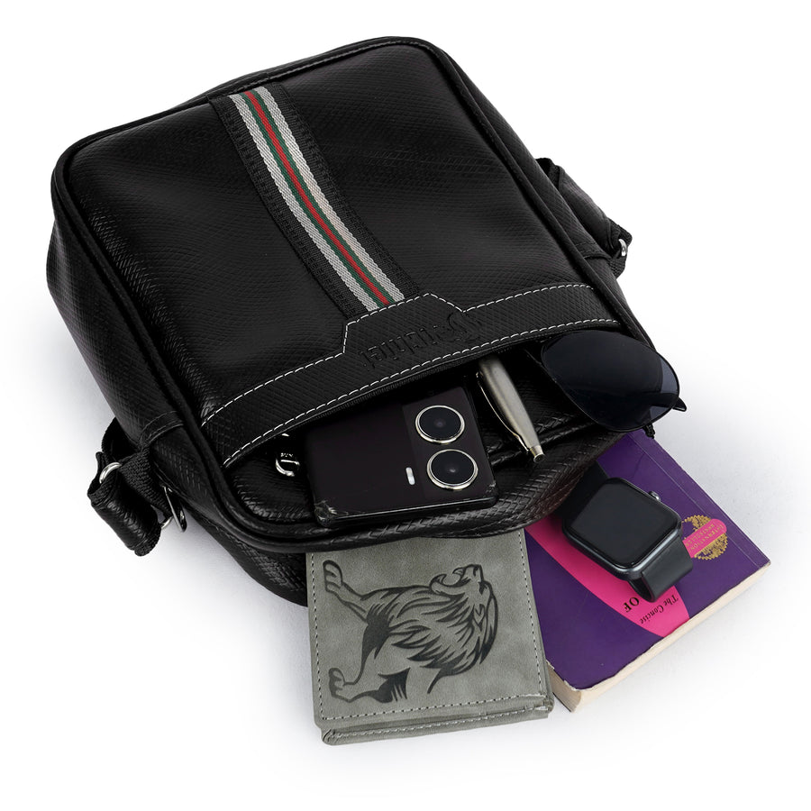 TravelMate X10 Vegan Leather Travel Sling Bag