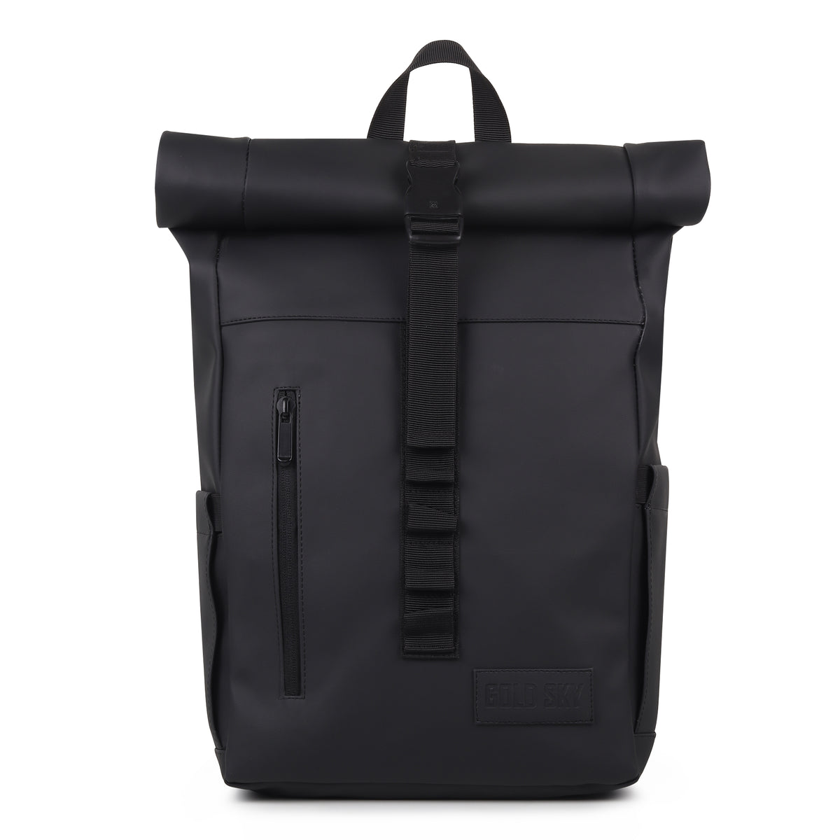 Vantior Premium Vegan Leather Roll Top Backpack