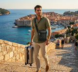 MiniVault X9 PU Leather Sling Bag