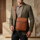 UrbanEdge Premium Vegan Leather Men’s Sling Bag