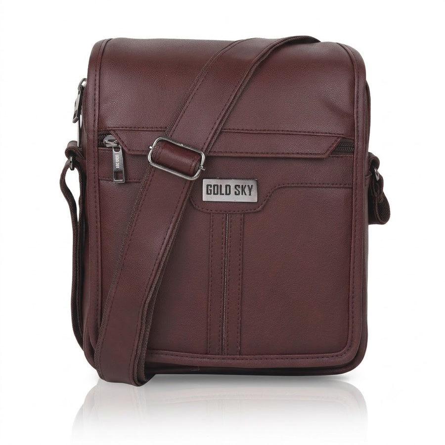 UrbanEdge Premium Vegan Leather Men’s Sling Bag