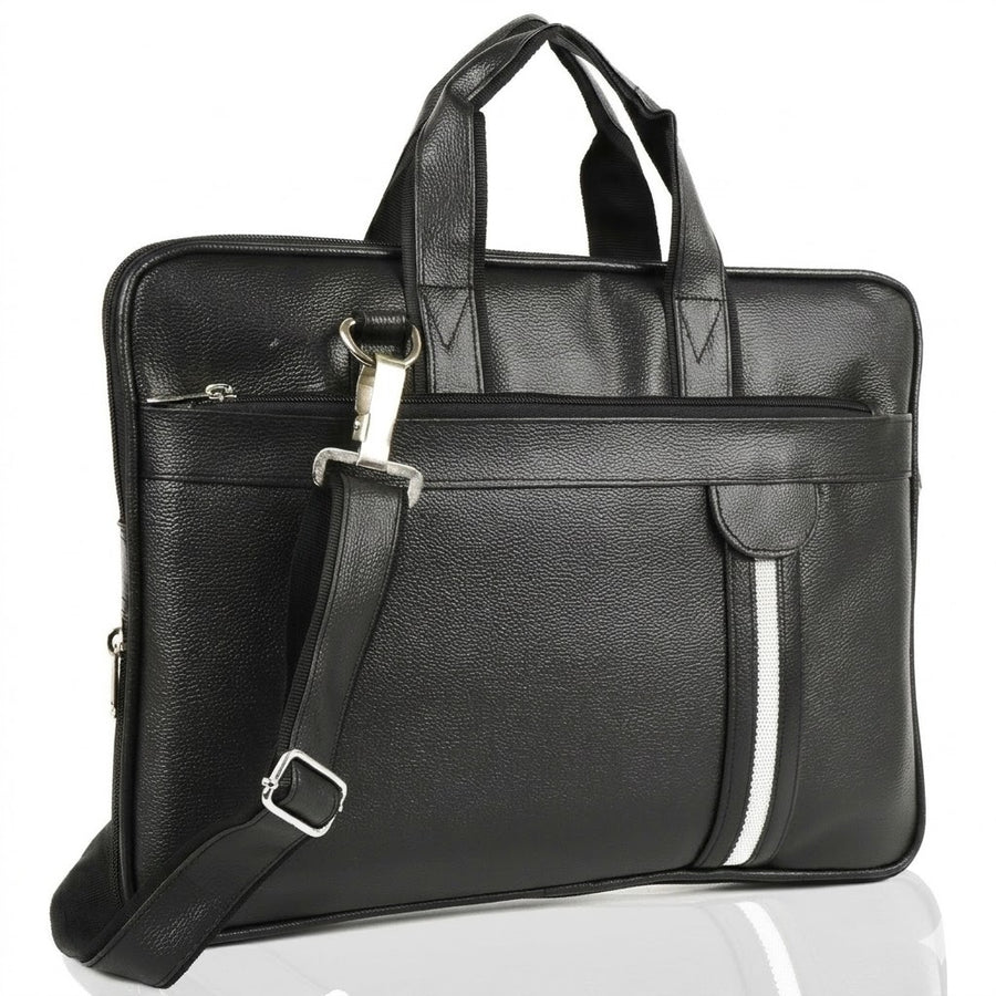WhiteLine Bottom Expandable Laptop Messenger Bag for Men