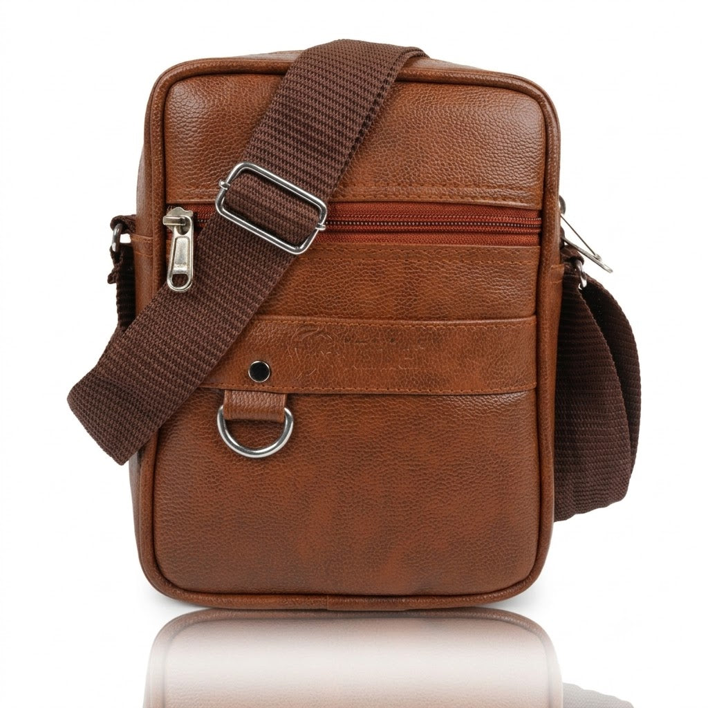MiniVault X9 PU Leather Sling Bag