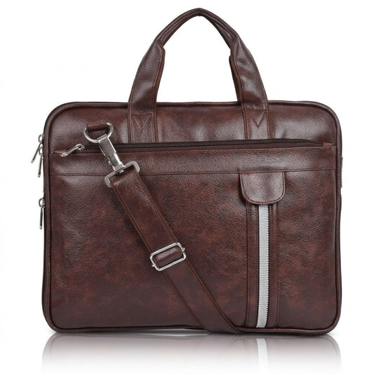 WhiteLine Bottom Expandable Laptop Messenger Bag for Men