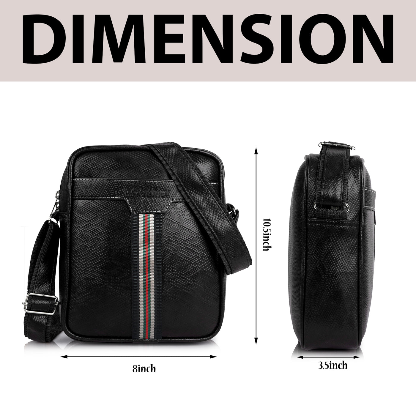 TravelMate X10 Vegan Leather Travel Sling Bag