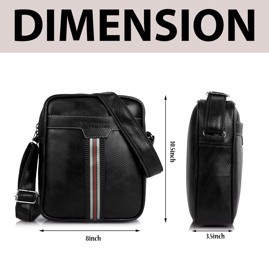 TravelMate X10 Vegan Leather Travel Sling Bag
