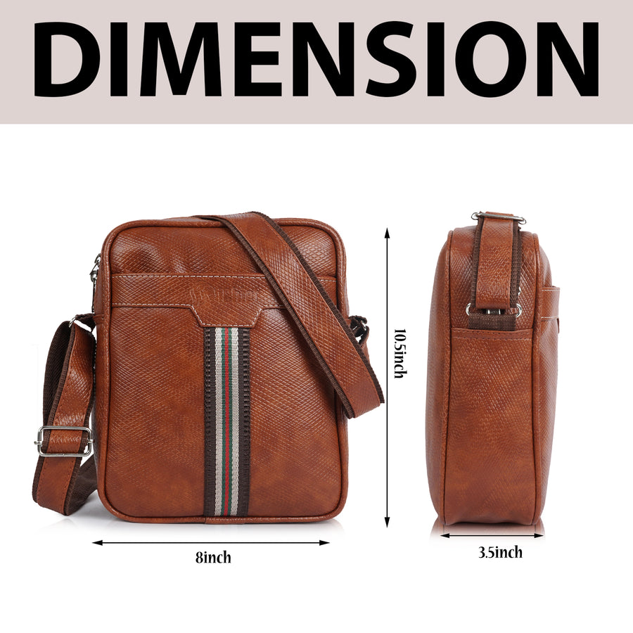 TravelMate X10 Vegan Leather Travel Sling Bag