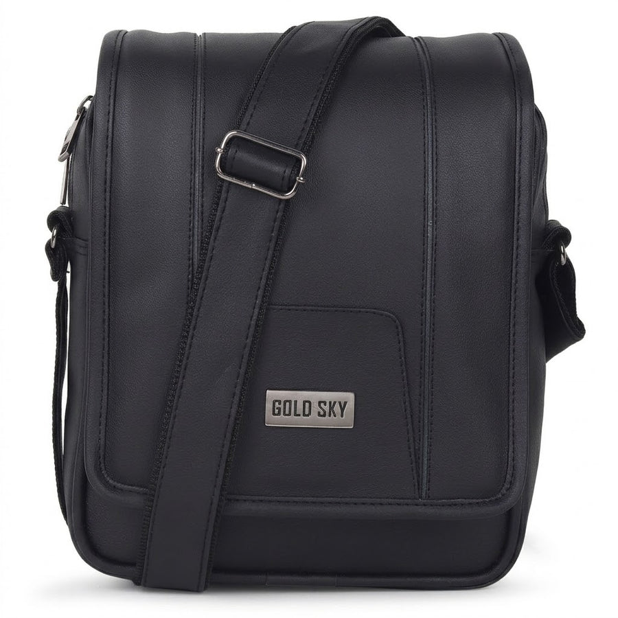 Draper Premium Vegan Leather Sling Bag With Padded Tab Sleeve