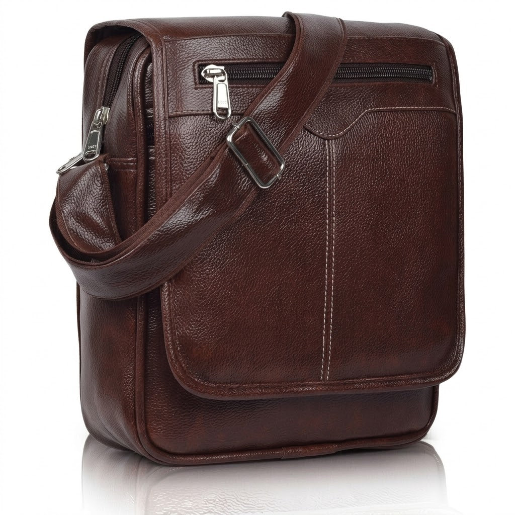 Shade PU Leather Men’s Sling Bag