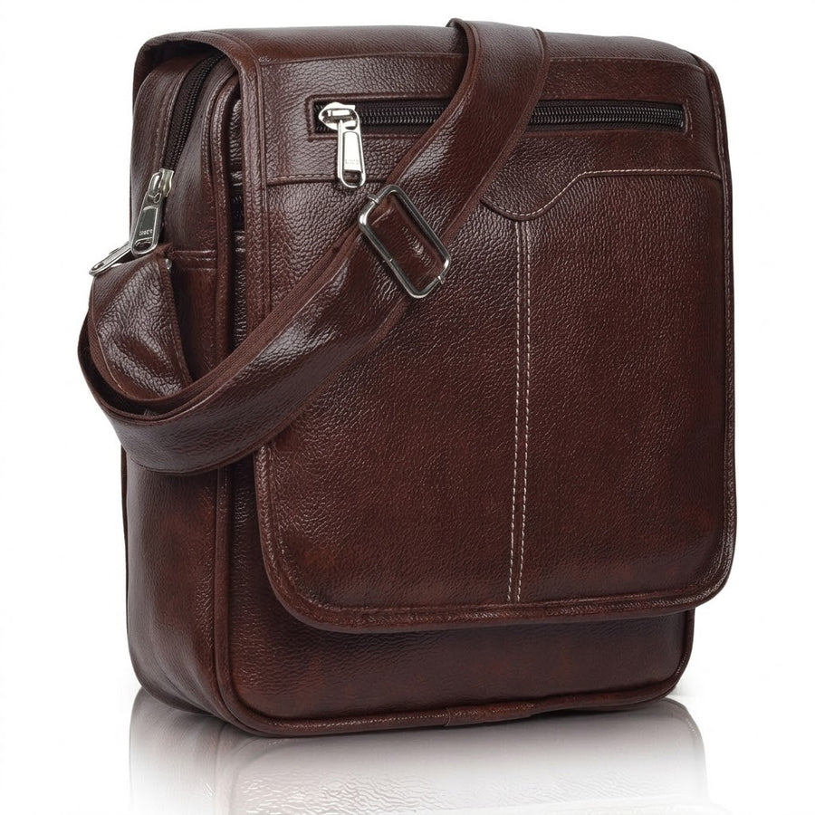 Shade PU Leather Men’s Sling Bag
