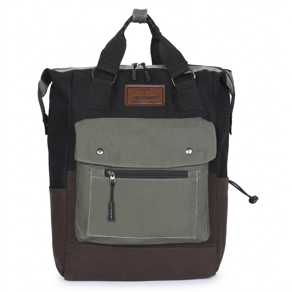 MIDSHIP Voyager Canvas Backpack with Handle