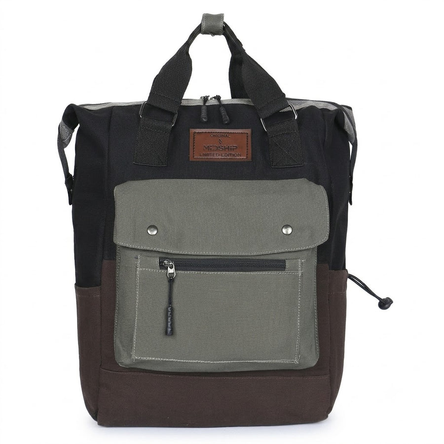 MIDSHIP Voyager Canvas Backpack with Handle
